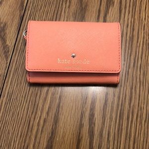 Kate Spade Coral Keychain Wallet